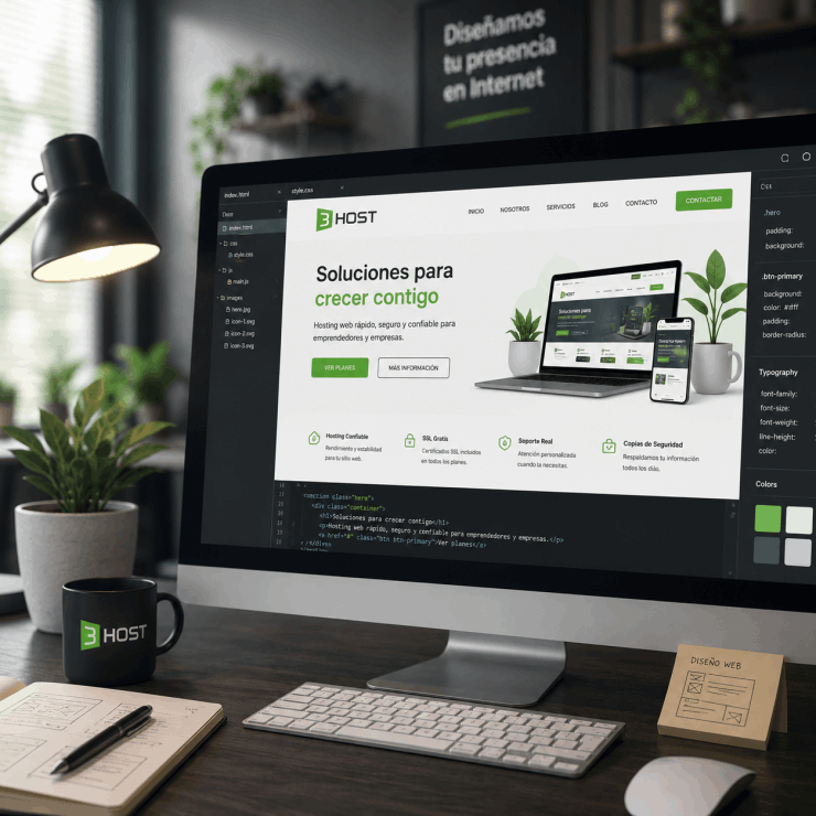 Diseño Web de 3Host